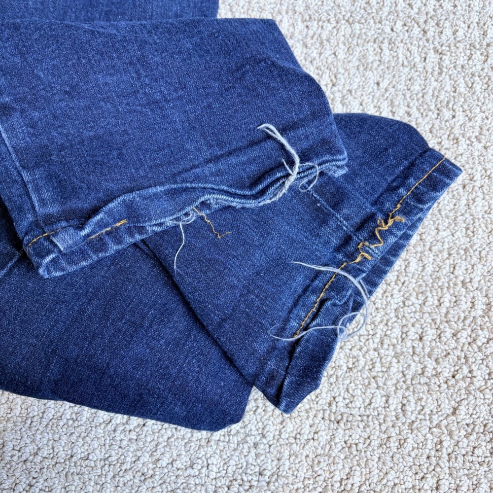 Naked & Famous Stacked Guy Deep Indigo Stretch Selvedge Jeans Blue 38 (36x30) - Picture 3 of 8